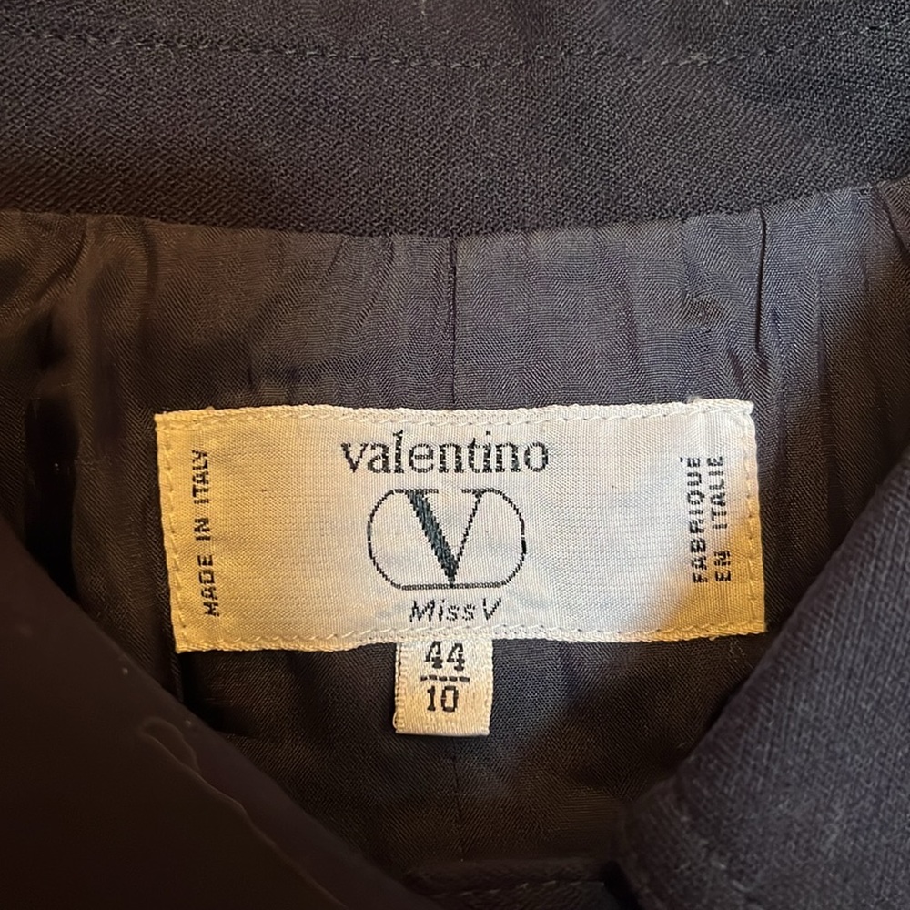 Valentino Miss V Vintage Navy Jacket - Picture 8 of 12